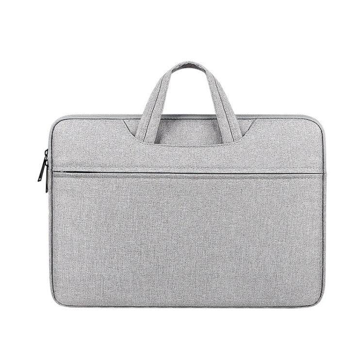 ST01 Large-Capacity Waterproof Shock-Absorbing Laptop Handbag, Size: 15.6 inches(Grey) - 15.6 - 17 inch by PMC TechLife | Online Shopping South Africa | PMC TechLife | Buy Now Pay Later Mobicred