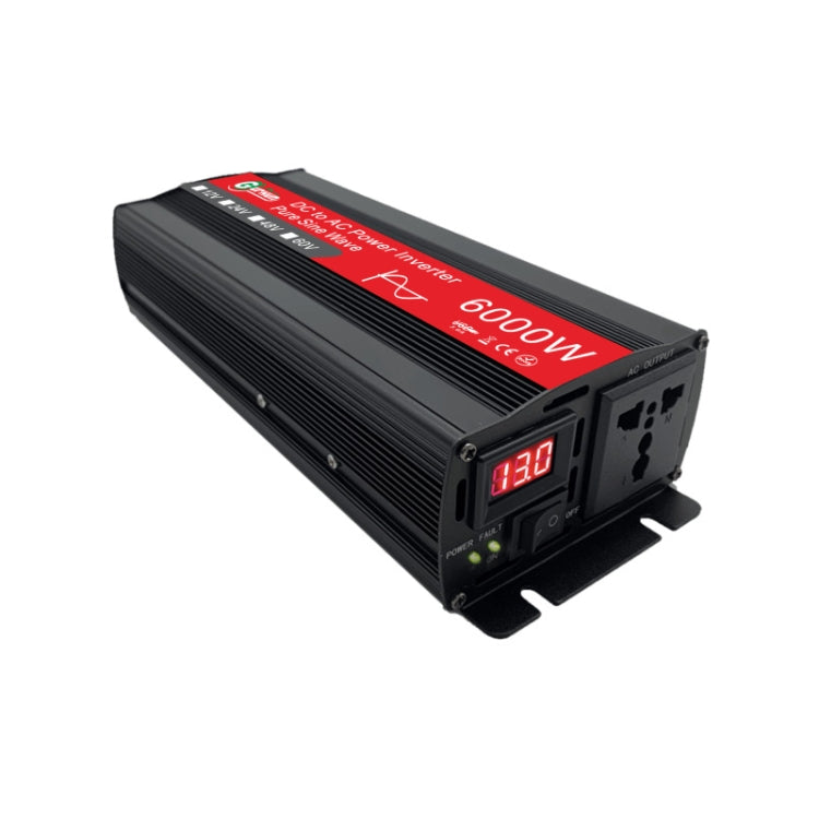 Gurxun 6000W High Power Sine Wave Inverter With Single Digital Display, Specification: 48V-220V - Pure Sine Wave by Gurxun | Online Shopping South Africa | PMC Jewellery | Buy Now Pay Later Mobicred