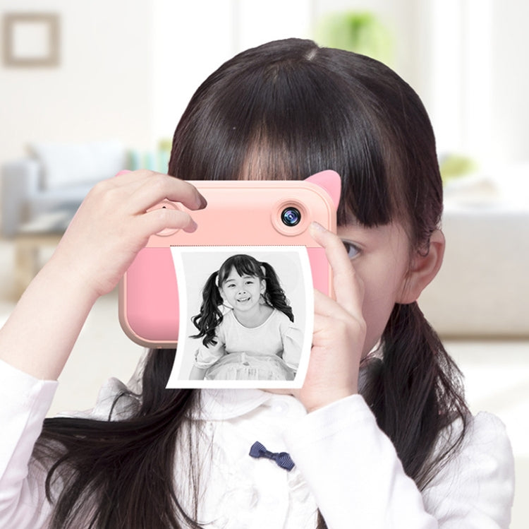 CP01 2.4 Inch HD Screen Kids Toy Thermal Printing Camera no Memory Card(Blue) - Children Cameras by PMC TechLife | Online Shopping South Africa | PMC TechLife | Buy Now Pay Later Mobicred