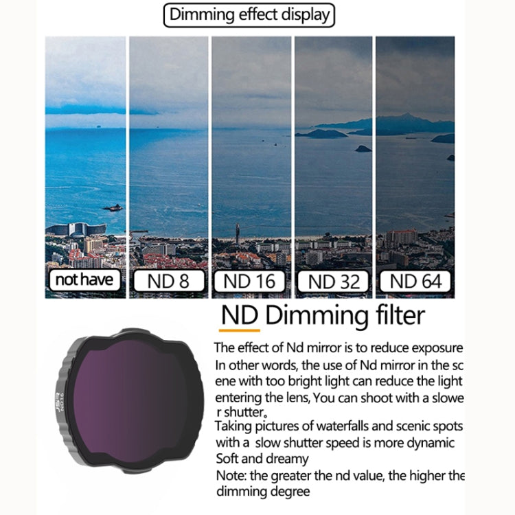 JSR  Adjustable Filter For DJI Avata,Style: ND64 - free shipping - PMC TechLife - Order now!
