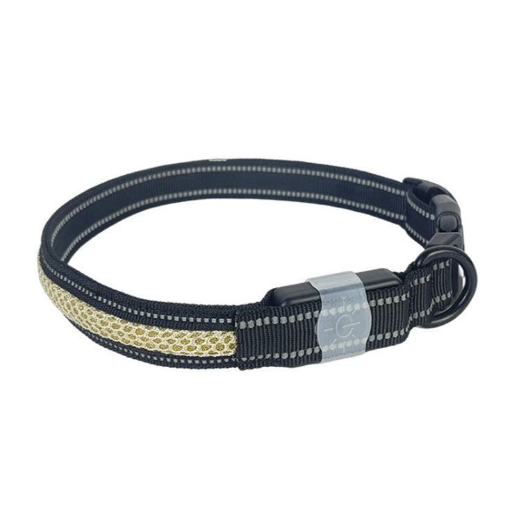 LED Rechargeable Wear-resistant and Waterproof Pet Lighting Collar, Size: S(Black) - Collars by PMC TechLife | Online Shopping South Africa | PMC TechLife | Buy Now Pay Later Mobicred