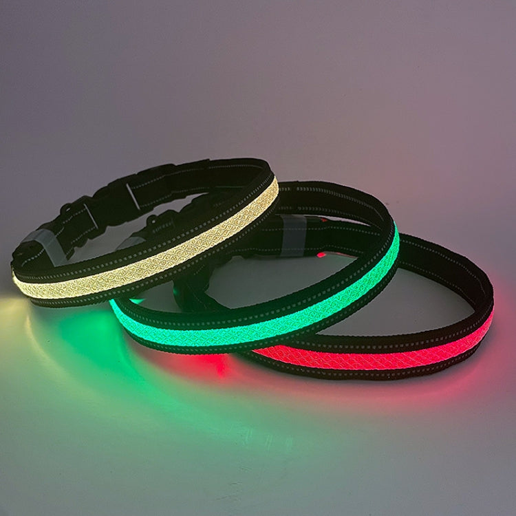 LED Rechargeable Wear-resistant and Waterproof Pet Lighting Collar, Size: S(Black) - Collars by PMC TechLife | Online Shopping South Africa | PMC TechLife | Buy Now Pay Later Mobicred