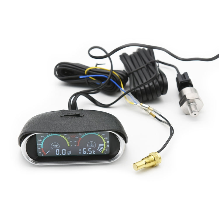 Agricultural Vehicle Car Modification Instrument, Style: Oil Meter (NPT1/4) With Voltage - Clocks & Car Meters by PMC TechLife | Online Shopping South Africa | PMC TechLife | Buy Now Pay Later Mobicred