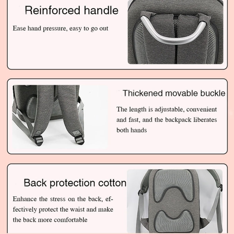 Hard Shell PC Carbon Fiber Backpack for DJI Mini 3 Pro Drone(Dark Grey) - Other by PMC TechLife | Online Shopping South Africa | PMC TechLife | Buy Now Pay Later Mobicred