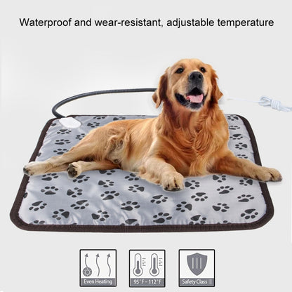 Waterproof Bite-proof Wear-resistant Adjustable Temperature Pet Electric Blanket, Specification: 45x45cm(AU Plug Flower) - Pads by PMC Jewellery | Online Shopping South Africa | PMC Jewellery