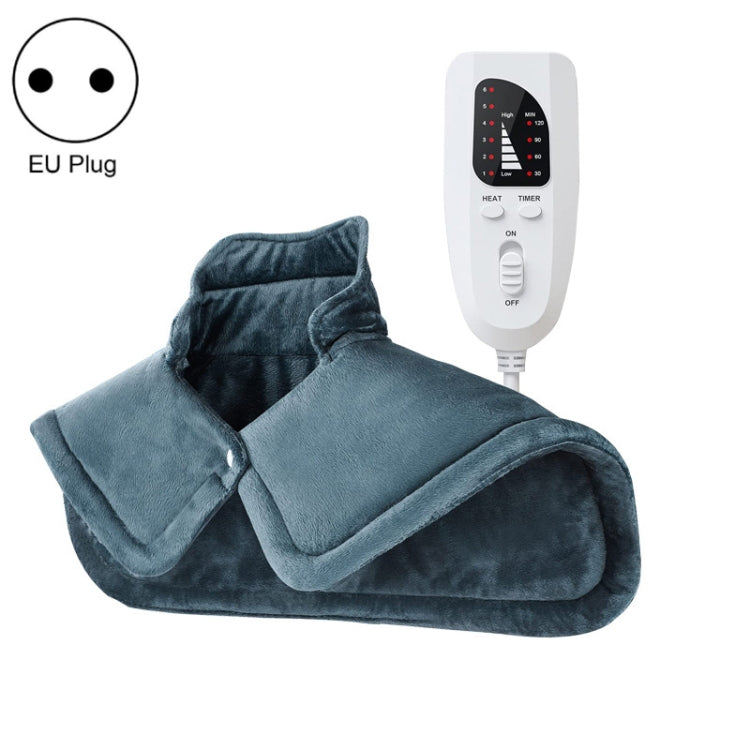 Electric Heated Thermal Shawl On The Back And The Neck EU Plug(Dark Gray) - free shipping - PMC TechLife - Order now!