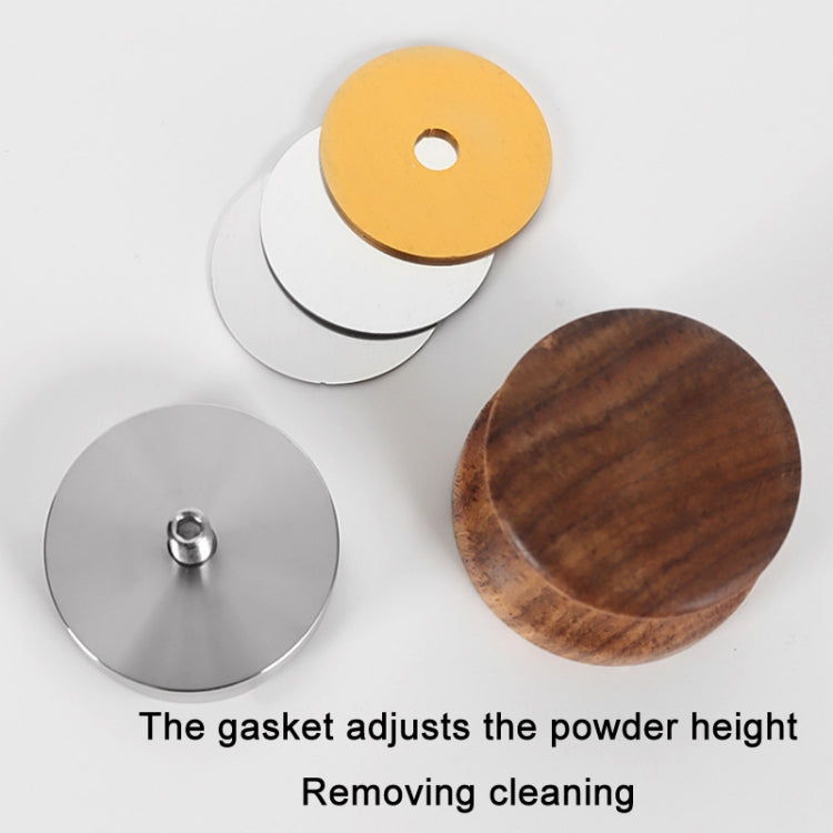51 mm Pear Wood Stainless Steel Coffee Compressor - free shipping - PMC TechLife - Order now!