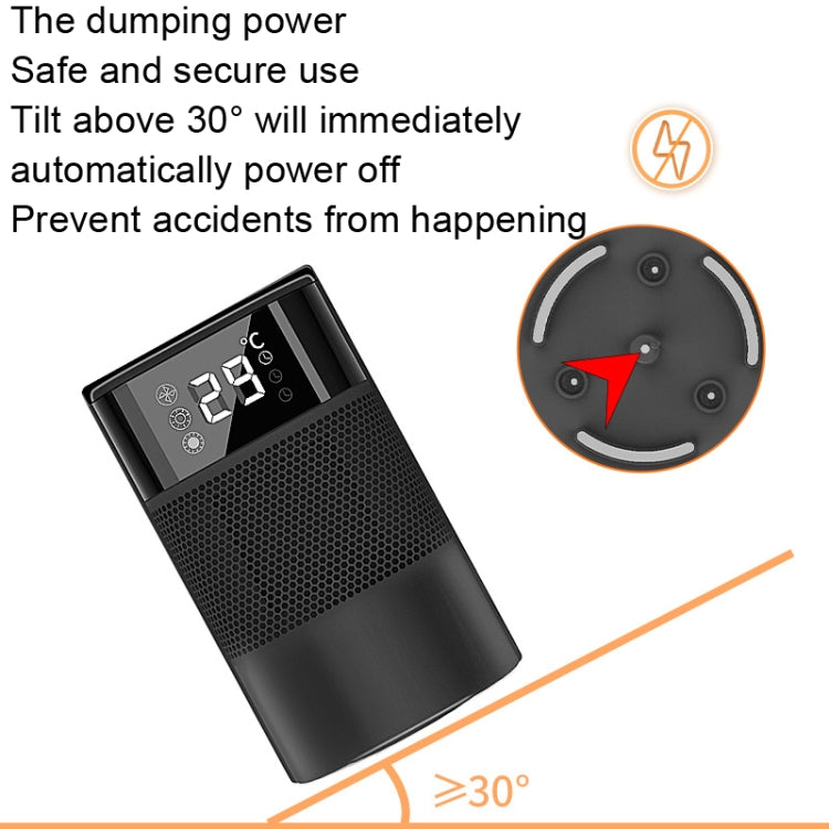 N8 Table Air Heater Indoor Quick Heat Energy Saving Electric Heater,  Specification: EU Plug(Black) - Electric Heaters by PMC TechLife | Online Shopping South Africa | PMC TechLife