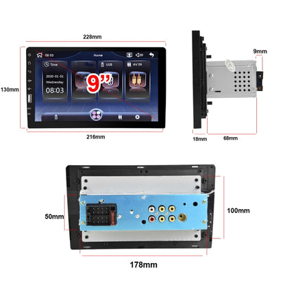 Q3570 9 inch Carplay Single Spindle MP5 Player, Style: Standard - Car MP3 & MP4 & MP5 by PMC Jewellery | Online Shopping South Africa | PMC Jewellery | Buy Now Pay Later Mobicred