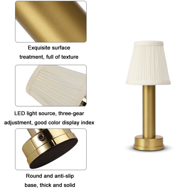 USB Charging Ambience Light LED Bedside Small Night Light(Golden) - Desk Lamps by PMc TechLife | Online Shopping South Africa | PMc TechLife | Buy Now Pay Later Mobicred