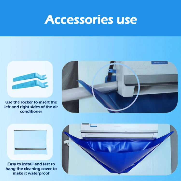 10 In 1 Air Conditioner Cleaning Cover Portable Split Air Conditioning Cleaning Bag - Air Conditioning & Accessories by PMC TechLife | Online Shopping South Africa | PMC TechLife