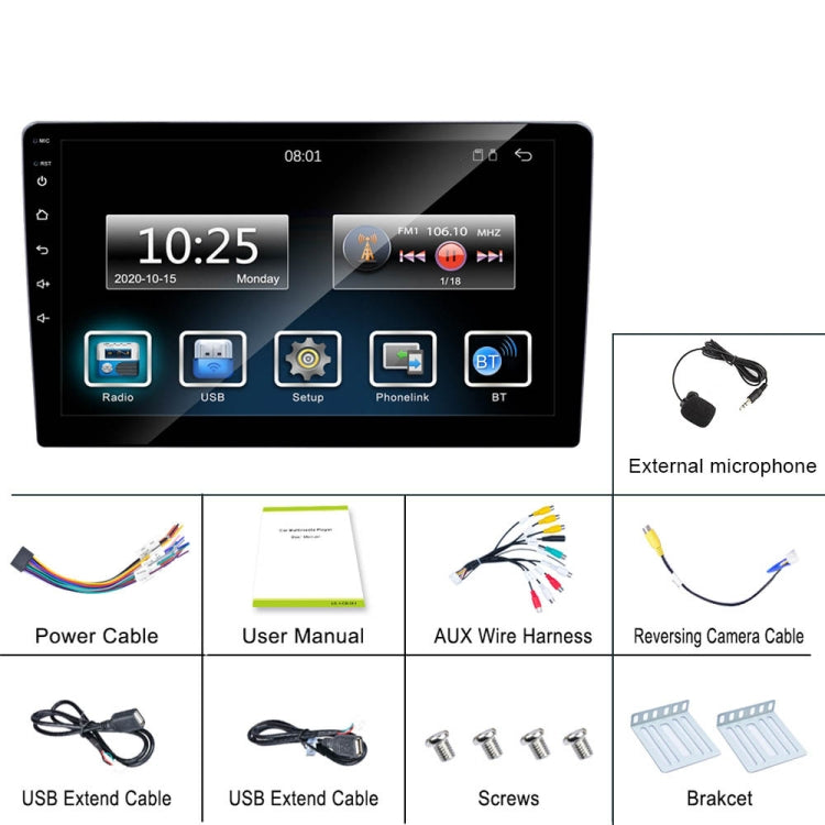 C7001 7 inch Touch Screen Built-In CarPlay Car MP5 Player, Style: Standard - Car MP3 & MP4 & MP5 by PMC TechLife | Online Shopping South Africa | PMC TechLife | Buy Now Pay Later Mobicred
