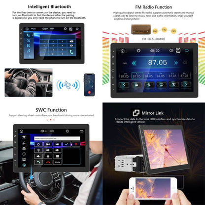 1310C 10.1 inch Car Full Screen Touch HD MP5 Wired Carplay Player, Style: Standard+8 Light Camera - Car MP3 & MP4 & MP5 by PMC Jewellery | Online Shopping South Africa | PMC Jewellery | Buy Now Pay Later Mobicred