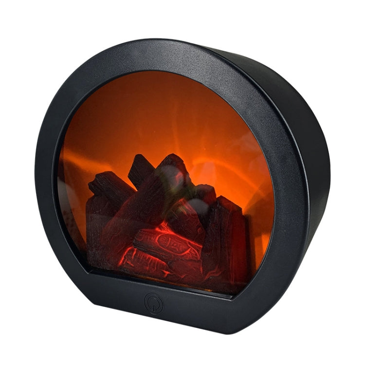 Simulation Flame Touch Switch Fireplace Light Ornaments(Semi-circular) - Novelty Lighting by PMC Jewellery | Online Shopping South Africa | PMC Jewellery | Buy Now Pay Later Mobicred