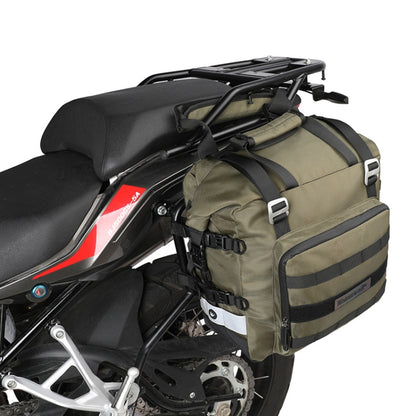 Rhinowalk MT2040 20L Large Capacity Waterproof Quick Release Motorcycle Side Bag(Green) - Bags & Luggages by PMC Jewellery | Online Shopping South Africa | PMC Jewellery | Buy Now Pay Later Mobicred