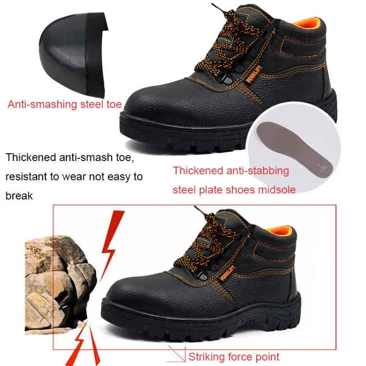 215 Microfiber Leather Anti-puncture Wear-resistant Work Shoes Smash-proof Oil-resistant Safety Shoes, Spec: Low-top (42) - Casual Shoes by PMC Jewellery | Online Shopping South Africa | PMC Jewellery