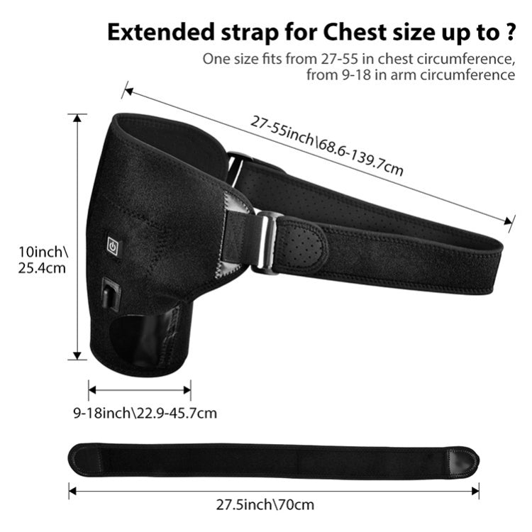 Electric Heating Warm Shoulder Protector To Relieve Shoulder Pain USB Model - free shipping - PMC TechLife - Order now!