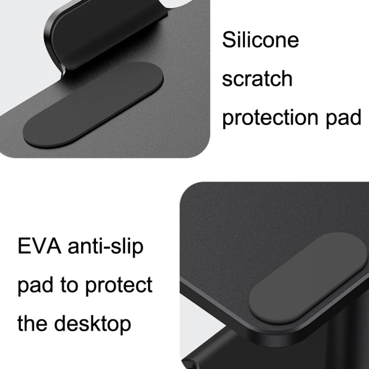 SSKY P20 Portable Aluminum Alloy Lifting And Raising Laptop Support(Black) - free shipping - PMC Jewellery - Order now!