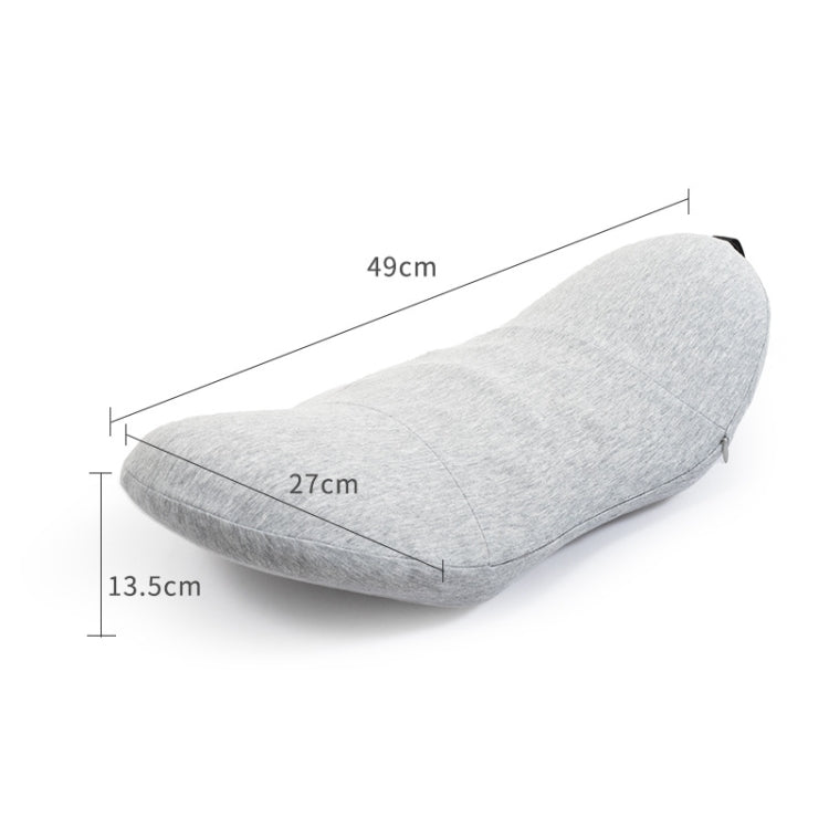 Memory Foam Lumbar Spine Cushion Pregnant Women Sleeping Lumbar Pillow(Dark Gray Crescent) - Cushions & Pillows by PMC Jewellery | Online Shopping South Africa | PMC Jewellery | Buy Now Pay Later Mobicred