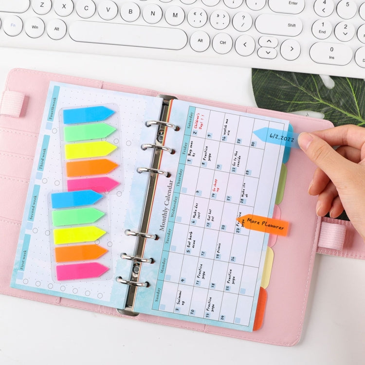 A6 6 Hole Budget Book Loose-leaf Replacement Core Handbook Insert,Spec: Monthly Plan 56 Sheets - Notebooks by PMC TechLife | Online Shopping South Africa | PMC TechLife
