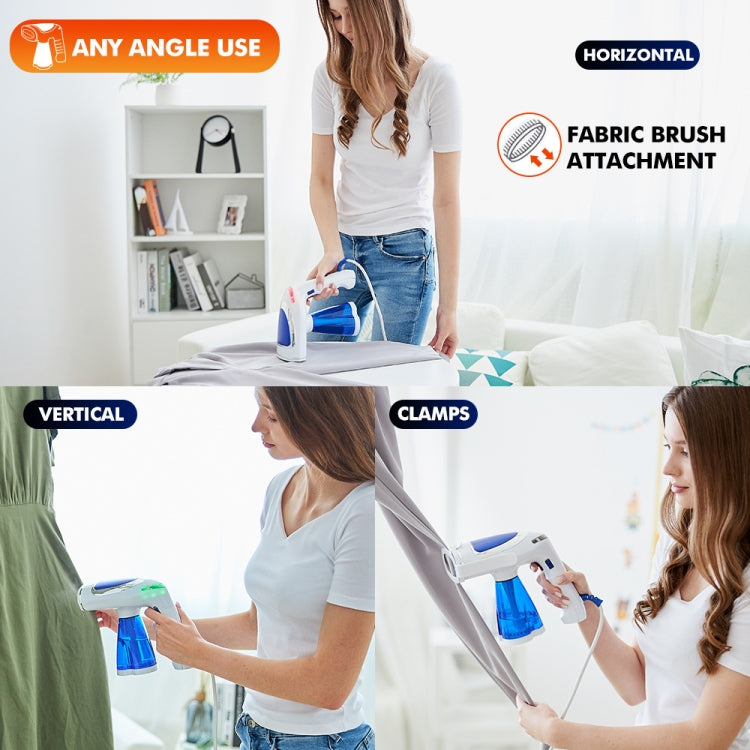 1600W  Handheld Folding Iron Mini Steam Iron, Color: Blue 3 Gear(UK Plug) - free shipping - PMc TechLife - Order now!