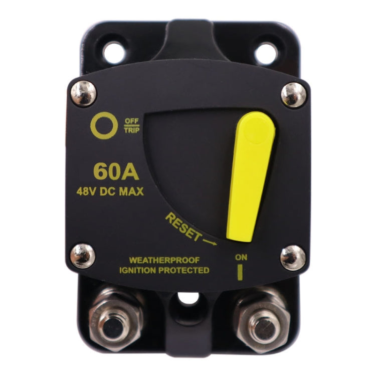 60A CB6 Car RV Yacht Audio Restore Insurance Holder Switch - Fuse by PMC TechLife | Online Shopping South Africa | PMC TechLife | Buy Now Pay Later Mobicred