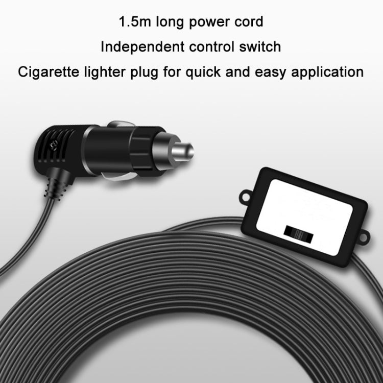 Car Powerful Fixing Clip Cooling High Wind Power Electric Fan, Specification: 10 inch Black 12V - Heating & Fans by PMC TechLife | Online Shopping South Africa | PMC TechLife | Buy Now Pay Later Mobicred