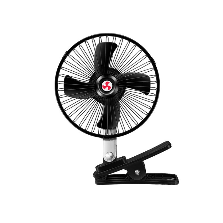 Car Powerful Fixing Clip Cooling High Wind Power Electric Fan, Specification: 6 inch Black 12V - Heating & Fans by PMC Jewellery | Online Shopping South Africa | PMC Jewellery | Buy Now Pay Later Mobicred