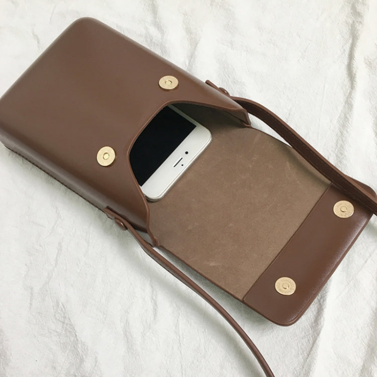 Fashion Versatile Vertical Models Single Shoulder Crossbody Mobile Phone Bag, Color: Black - Single-shoulder Bags by PMC TechLife | Online Shopping South Africa | PMC TechLife | Buy Now Pay Later Mobicred