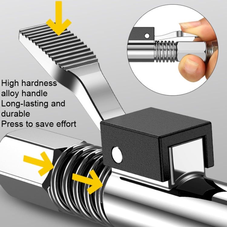 PC002 Lock Clamp Type High Pressure Grease Nozzle, Style: Butter Mouth+80cm Hose+3 Heads - Other Tools by PMC Jewellery | Online Shopping South Africa | PMC Jewellery | Buy Now Pay Later Mobicred