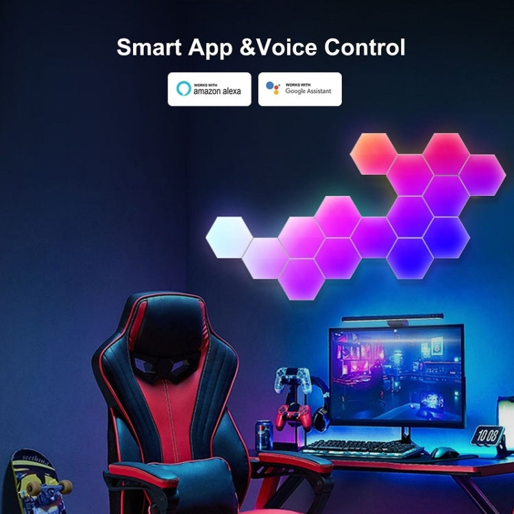 Gaming Ambient Light Smart Chiclet Backdrop Quantum Wall Light, Versions: WIFI(6 PCS/Set) - Novelty Lighting by PMC TechLife | Online Shopping South Africa | PMC TechLife | Buy Now Pay Later Mobicred