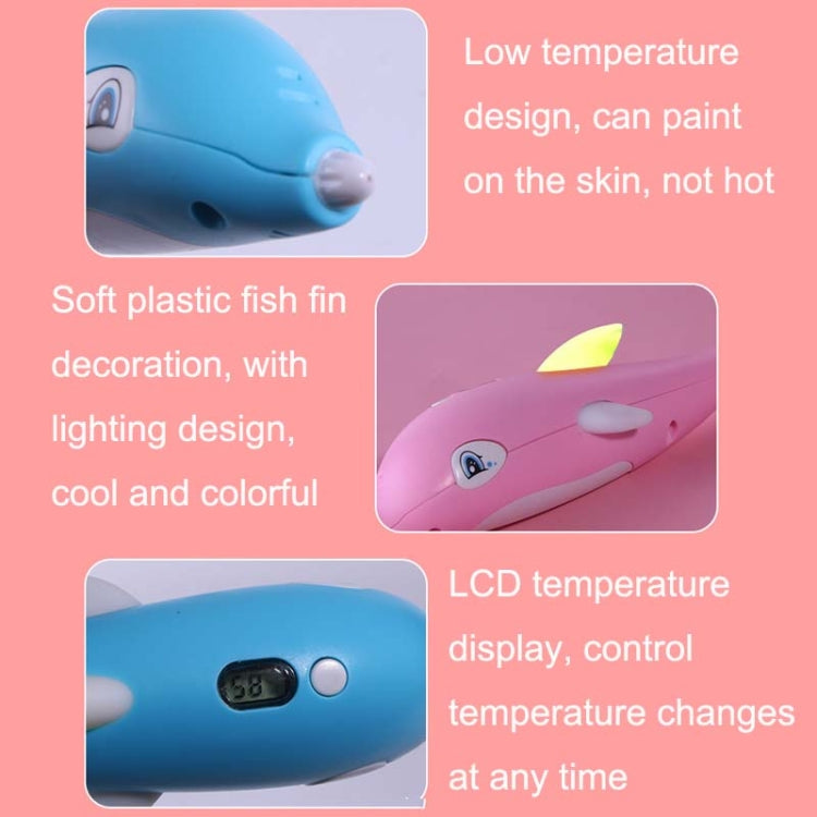 Children 3D Printing Pen Low Temperature Intelligent Screen Display Voice Drawing Pen, Style:, Color: 23 Colors (Pink) - 3D Printer by PMC Jewellery | Online Shopping South Africa | PMC Jewellery | Buy Now Pay Later Mobicred