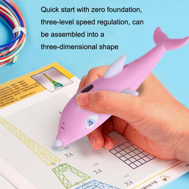 Children 3D Printing Pen Low Temperature Intelligent Screen Display Voice Drawing Pen, Style:, Color: 23 Colors (Pink) - 3D Printer by PMC Jewellery | Online Shopping South Africa | PMC Jewellery | Buy Now Pay Later Mobicred