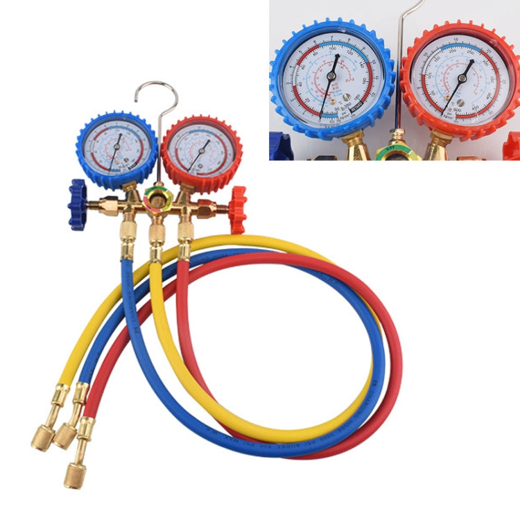 Car Air Conditioning Refrigeration Fluoridation Double Meter Valve(A) - free shipping - PMC TechLife - Order now!