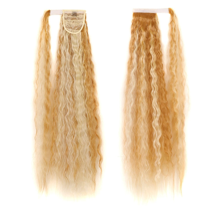 MST8568 Invisible Adhesive Bandage Wigs Corn Perm Long Ponytail Wigs(27H613) - free shipping - PMC TechLife - Order now!