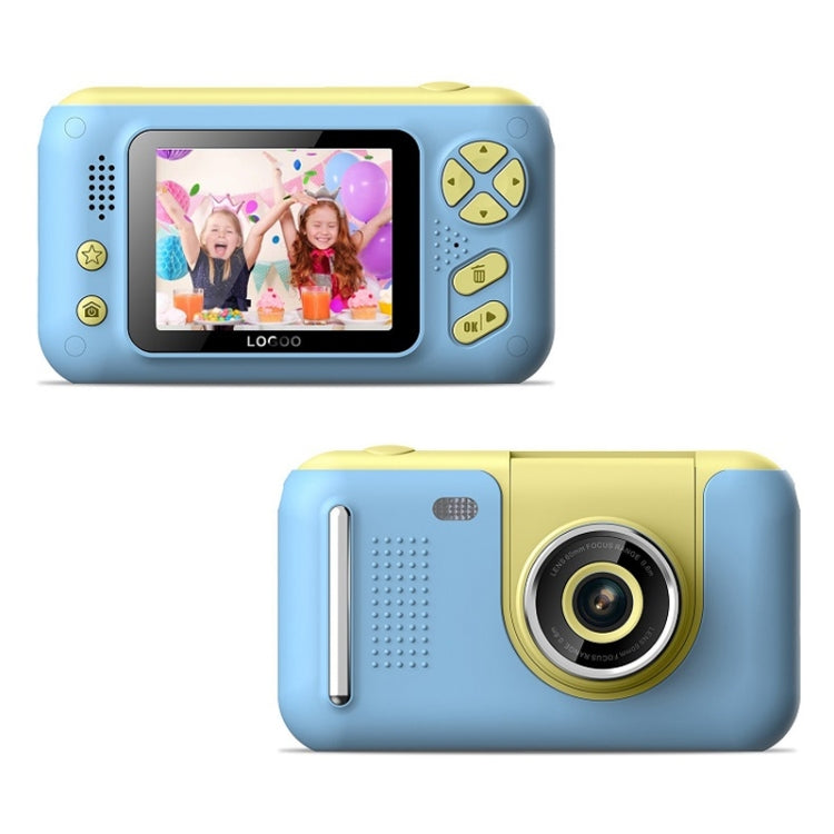 2.4 Inch Children HD Reversible Photo SLR Camera, Color: Yellow Blue - Children Cameras by PMC Jewellery | Online Shopping South Africa | PMC Jewellery | Buy Now Pay Later Mobicred