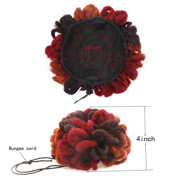 LSFBZB Drawstring Dreadlocks Wig Caterpillar Dreadlock Shaggy Hair Bun, Spec: 2 - free shipping - PMC TechLife - Order now!