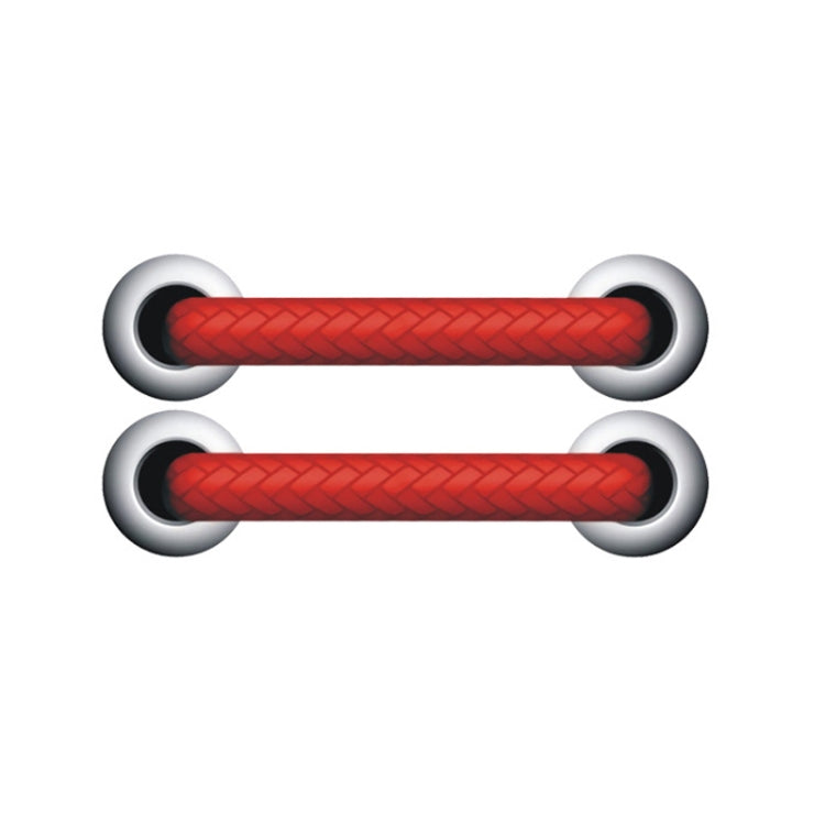 10pcs Shoelace Car Sticker Body Cover Up Scratch Patch Sticker(Red Horizontal) - Decorative Sticker by PMC TechLife | Online Shopping South Africa | PMC TechLife | Buy Now Pay Later Mobicred