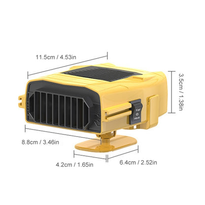 Car 12V Heater Defrost Snow Defogger, Color: Yellow Heater - Heating & Fans by PMC Jewellery | Online Shopping South Africa | PMC Jewellery | Buy Now Pay Later Mobicred