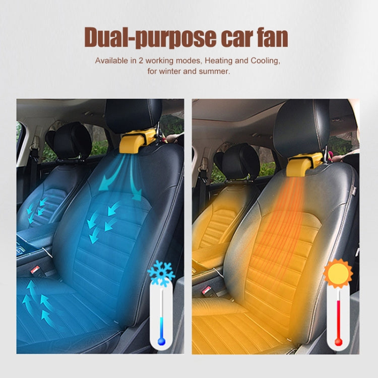 Car 12V Heater Defrost Snow Defogger, Color: Yellow Dual Use - Heating & Fans by PMC Jewellery | Online Shopping South Africa | PMC Jewellery | Buy Now Pay Later Mobicred