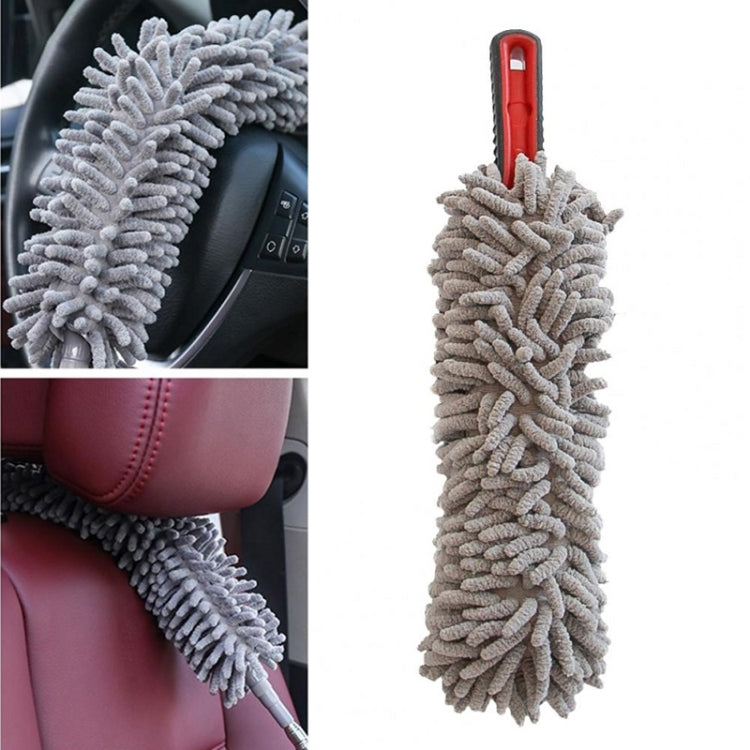 2pcs Car Cleaning Chenille Long Handle Round Car Wash Duster(39cm) - Car washing supplies by PMC TechLife | Online Shopping South Africa | PMC TechLife | Buy Now Pay Later Mobicred