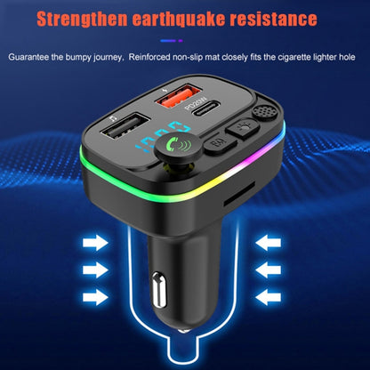 P4-QC3.0 Car MP3 Bluetooth Hands-free Player Car FM Transmitter - Bluetooth Car Kits by PMC Jewellery | Online Shopping South Africa | PMC Jewellery | Buy Now Pay Later Mobicred