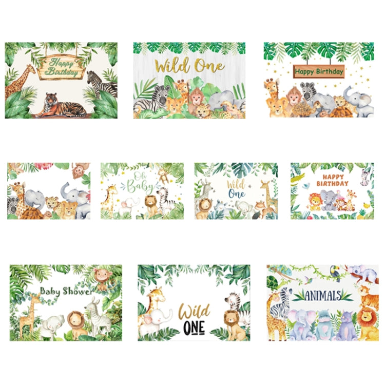 MDT09565 1.5m x 1m Animal Forest Cartoon Birthday Party Banquet Decoration Photo Background Cloth - Birthday Party by PMC Jewellery | Online Shopping South Africa | PMC Jewellery