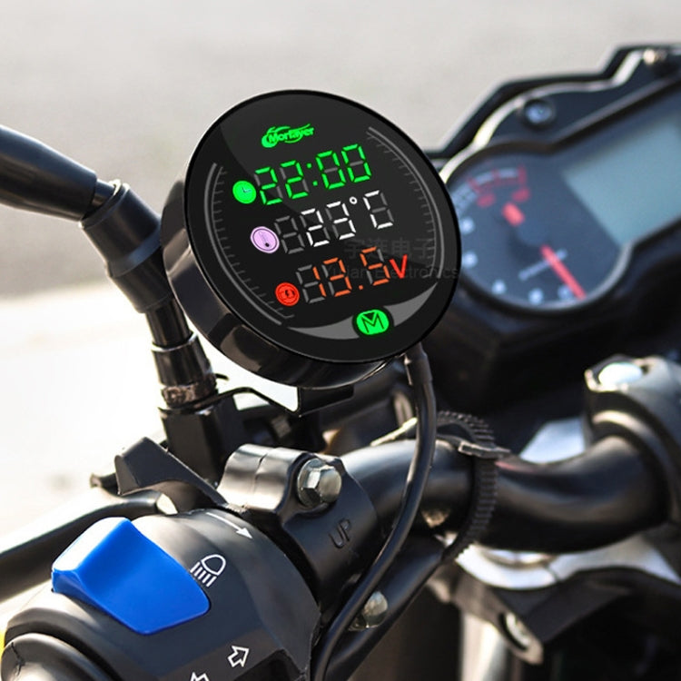 Morfayer YL-M05 5 In 1 Water Temperature Model 9-24V LED Night Vision Motorcycle Modification Instrument - Electrical Instruments by PMC TechLife | Online Shopping South Africa | PMC TechLife | Buy Now Pay Later Mobicred