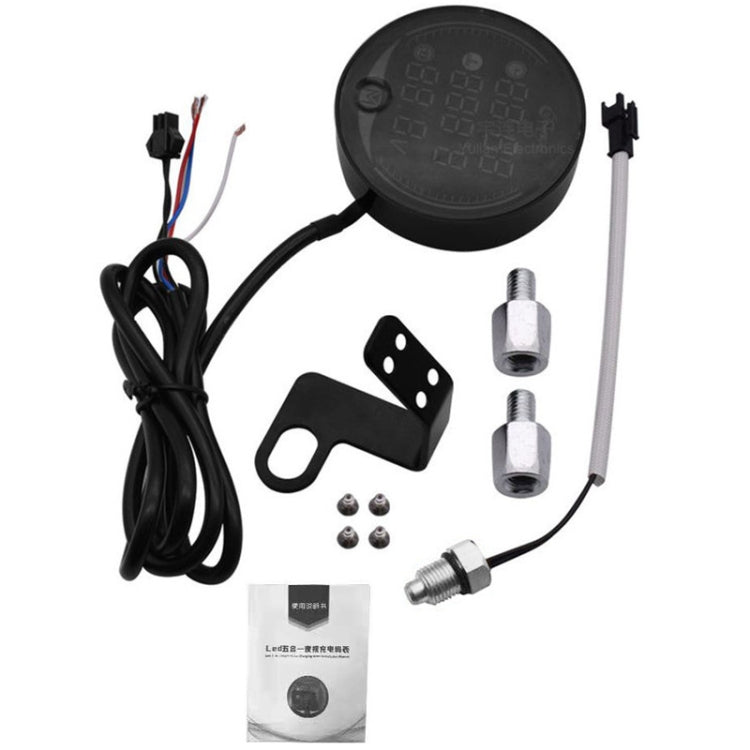 Morfayer YL-M05 5 In 1 Water Temperature Model 9-24V LED Night Vision Motorcycle Modification Instrument - Electrical Instruments by PMC TechLife | Online Shopping South Africa | PMC TechLife | Buy Now Pay Later Mobicred