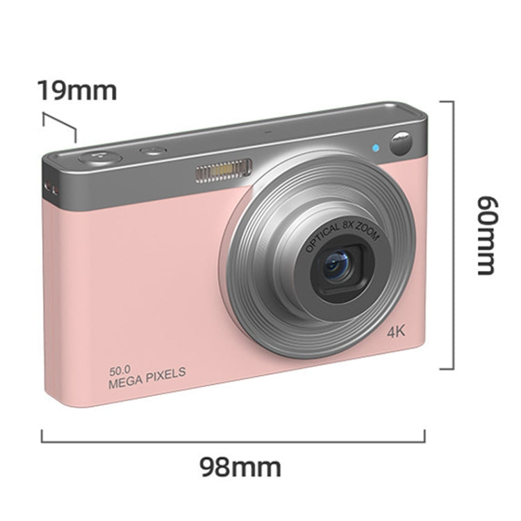 C13 2.88 inch 4K 8X Optical Zoom Telescopic Lens HD Digital Camera, Spec: White+Card Reader+32G - Children Cameras by PMC Jewellery | Online Shopping South Africa | PMC Jewellery | Buy Now Pay Later Mobicred