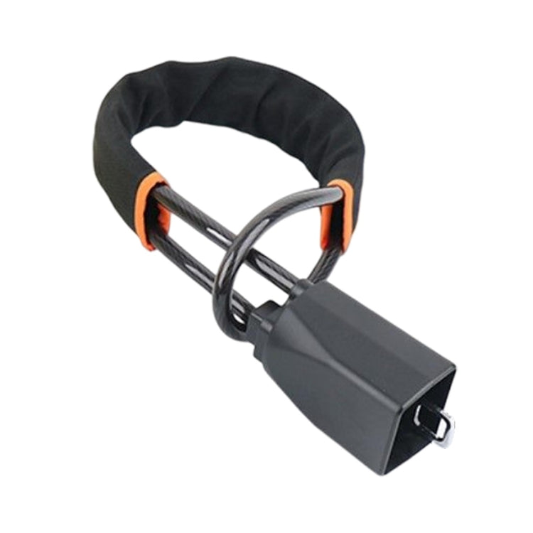S308 Car Steering Wheel Wire Rope Lock Security Anti-theft Locks(Black) - Steering Wheel Locks by PMC TechLife | Online Shopping South Africa | PMC TechLife | Buy Now Pay Later Mobicred