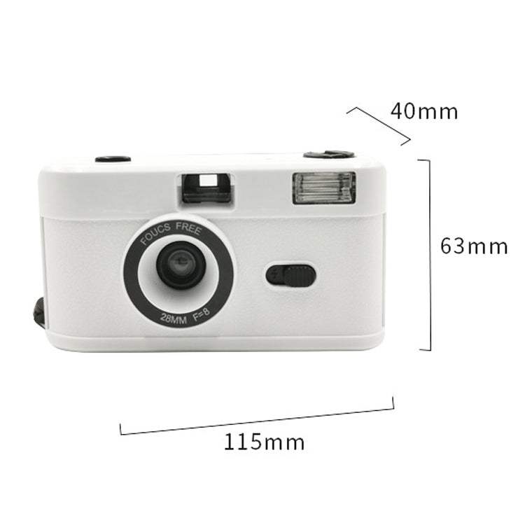 R2-FILM Retro Manual Reusable Film Camera for Children without Film(Black+White) - Children Cameras by PMC Jewellery | Online Shopping South Africa | PMC Jewellery | Buy Now Pay Later Mobicred