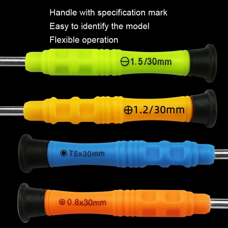 20pcs Mini Screwdriver Anti-Slip Mobile Phone Disassembly Maintenance Tools, Series: T3 - Screwdriver by PMC Jewellery | Online Shopping South Africa | PMC Jewellery