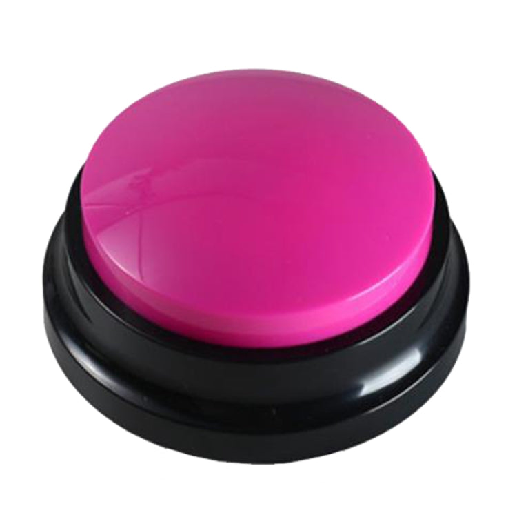 Pet Communication Button Dog Vocal Box Recording Vocalizer, Style: Recording Model(Rose Red) - Training Aids by PMC TechLife | Online Shopping South Africa | PMC TechLife | Buy Now Pay Later Mobicred